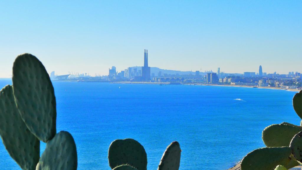 Claire Seaview & Beach-Apartment Montgat Bagian luar foto